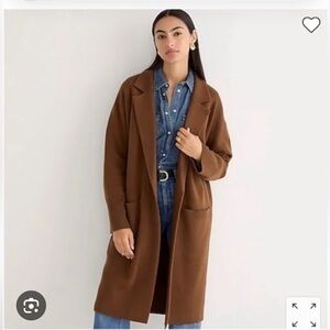 J.crew Ella open front long sweater blazer